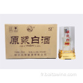 Baijiu d'origine en bouteille transparente